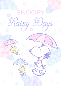Snoopy 下雨天
