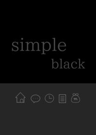simple black theme..