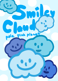 蒼粉星球笑笑雲 Smiley Clouds
