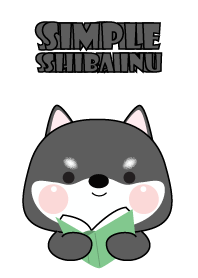 Simple Cutie Black Shiba Inu Theme