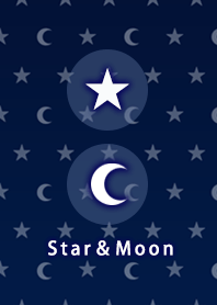 Star&Moon (Navy)