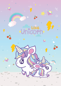 Unicorn Thunder Cute Sweet