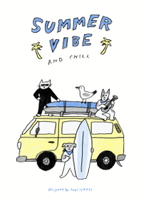 summer vibing with thelittlek9s