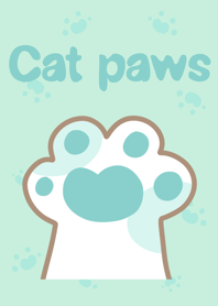 อุ้งเท้าแมว สีเขียว