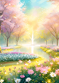 優美な春の風景の着せかえ(Spring-692)