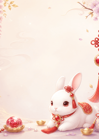 Scarlet Ruby Hare Tassel Lucky