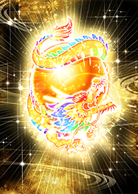 願いと幸運を運んでくれる【珠追いの龍】
