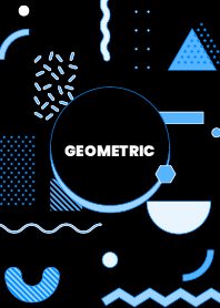 Geometric Youth Black Blue