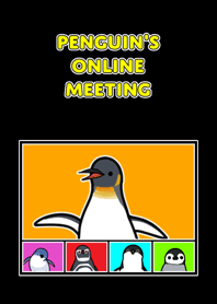 reunião on-line do pinguim
