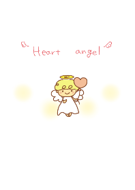 healing heart angel theme yellow