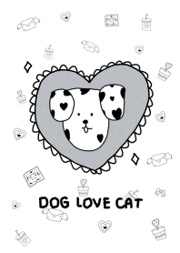 Dog Cat couple white Revised