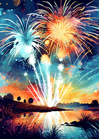 Beautiful Fireworks Theme#563