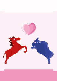 ekst Red (Horse) Love Blue (Cow)
