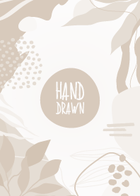 Hand Drawn Floral Soft Amber