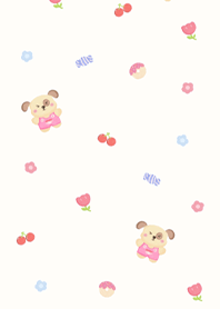 Cute mochi with sweets 6 (Pp)