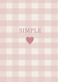 SIMPLE HEART :)check dustypink