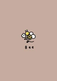 Beige and bees.