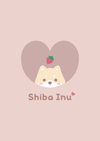 Shiba Inu2 Strawberry - PinkOrange