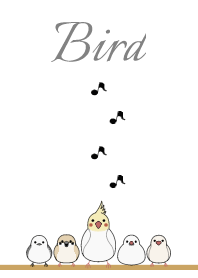 Bird 001-2 (Small bird/White)