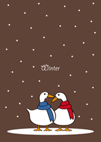 冬天到了，要穿保暖鴨！(巧克...