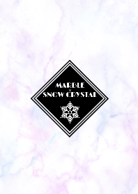 PASTEL MARBLE x SNOW CRYSTAL