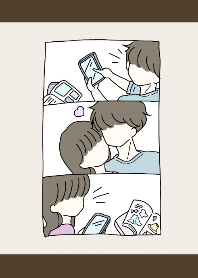 男の子と女の子◎カップル/シンプル2