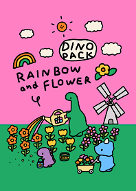 Dino Pack : Rainbow Flower