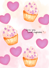 Mini purple heart cupcakes 4