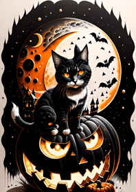 halloween cat cA78Db