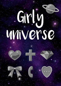 Girly universe(black)