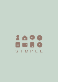 シンプル（beige green)V.685
