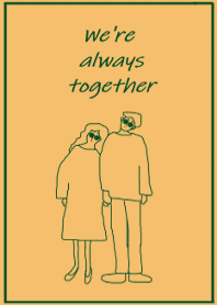 We're always together_greenorange