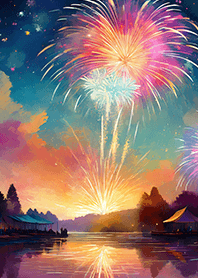 Beautiful Fireworks Theme#662