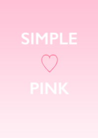 simple pink heart theme