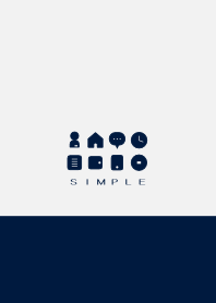 SIMPLE(white blue)V.999b