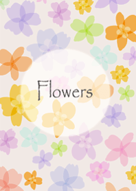 Colorful and happy flower pattern4.