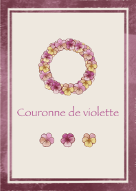 Couronne de violette