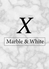 X-Marble&White-Initial