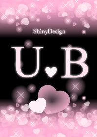 U&B イニシャル 運気UP!ピンクハート