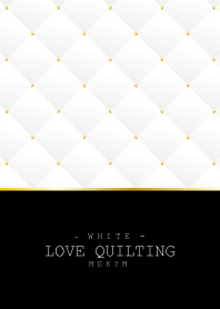LOVE QUILTING -WHITE-