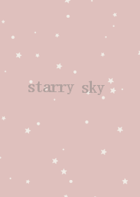 starry sky (pinkbeige)