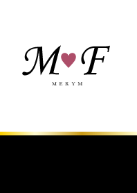 LOVE INITIAL-M&F イニシャル 10