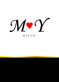 LOVE INITIAL - M&Y