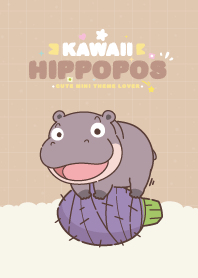Hippo Kawaii : Pastel