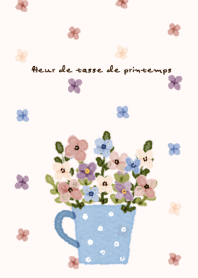 Spring mug flower Theme