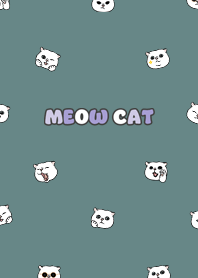 neko head7 - cadet blue