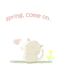春とにゃんことhappy day