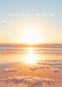 Sunset Horizon 335 Not AI