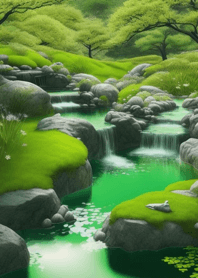 A quiet stream in the forest E7D81b