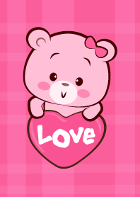 Pinky Bear In Love